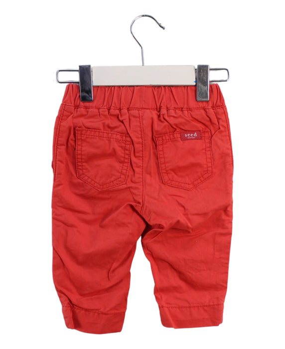 A Pink Casual Pants from Seed in size 3-6M for boy. (Back View)