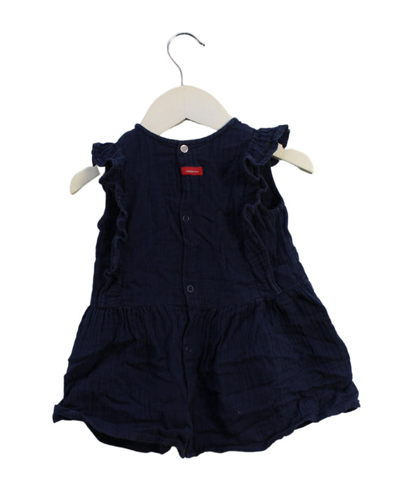A Navy Sleeveless Dresses from Catimini in size 6-12M for girl. (Back View)