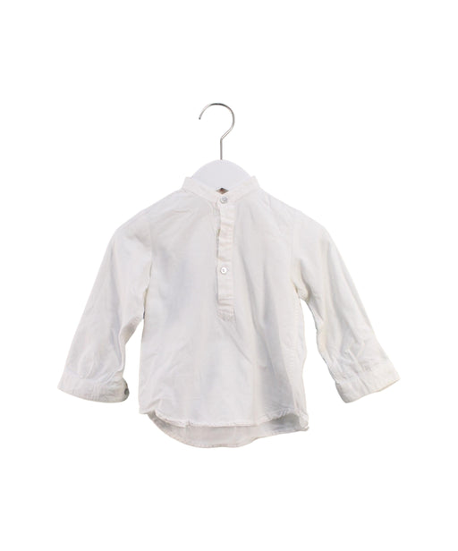 A White Long Sleeve Tops from La Coqueta in size 3T for boy. (Front View)