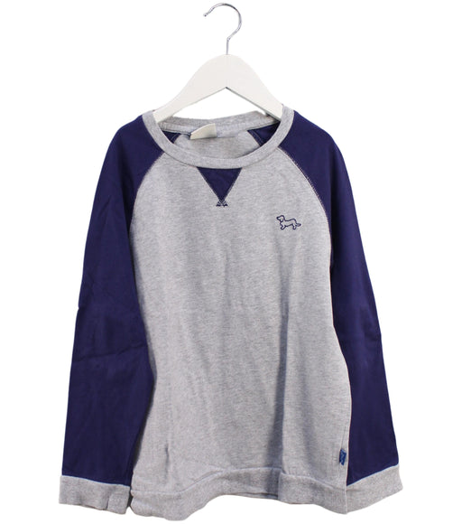 A Grey Long Sleeve Tops from Peter Alexander in size 8Y for boy. (Front View)