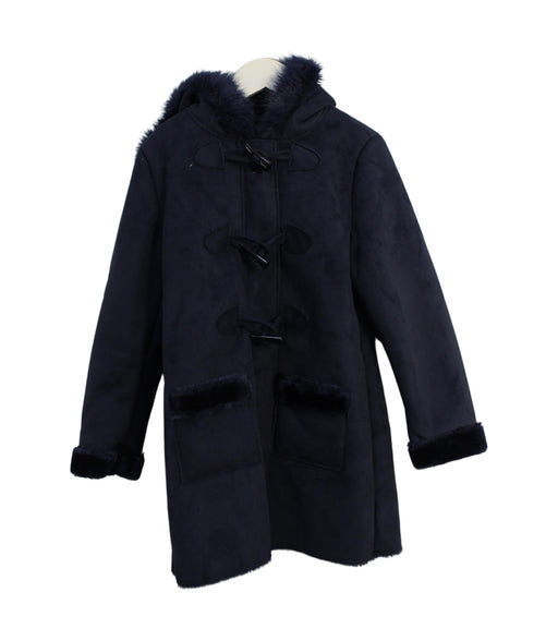 A Navy Coats from Derhy Kids in size 6T for girl. (Front View)