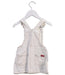 A White Overall Dresses from Seed in size 12-18M for girl. (Back View)