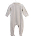 A Grey Onesies from Petit Bateau in size 6-12M for boy. (Back View)