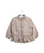 A Brown Lightweight Jackets from Petit Main in size 18-24M for girl. (Front View)