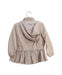 A Brown Lightweight Jackets from Petit Main in size 18-24M for girl. (Back View)