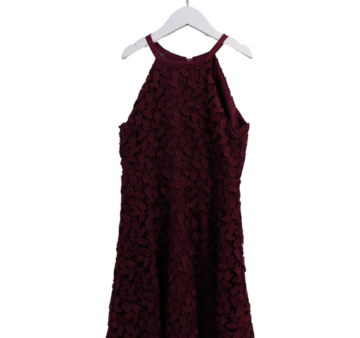 A Burgundy Sleeveless Dresses from Bardot Junior in size 12Y for girl. (Front View)