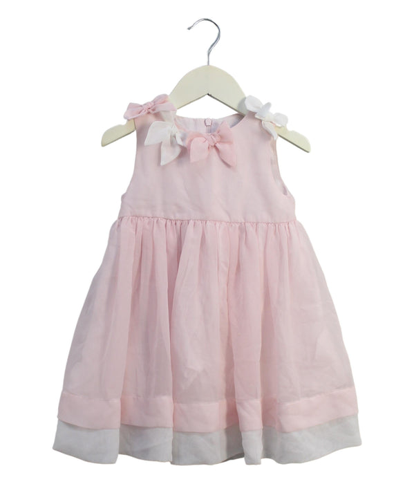 A Pink Sleeveless Dresses from Patachou in size 2T for girl. (Front View)