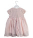 A Pink Short Sleeve Dresses from Patachou in size 2T for girl. (Back View)