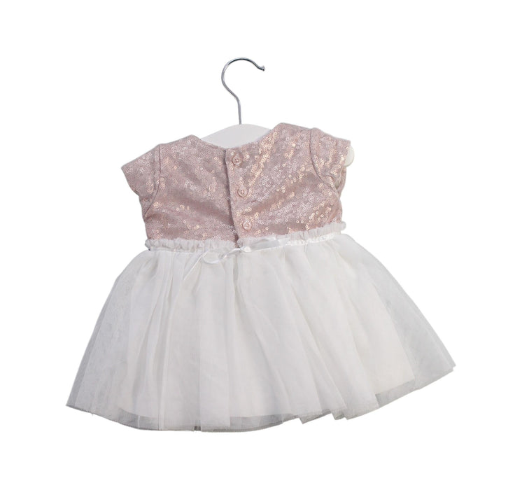 A  Short Sleeve Dresses from Miniclasix in size 3-6M for girl. (Back View)
