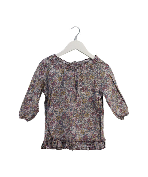 A Multicolour Long Sleeve Tops from Bebe Organic in size 2T for girl. (Front View)