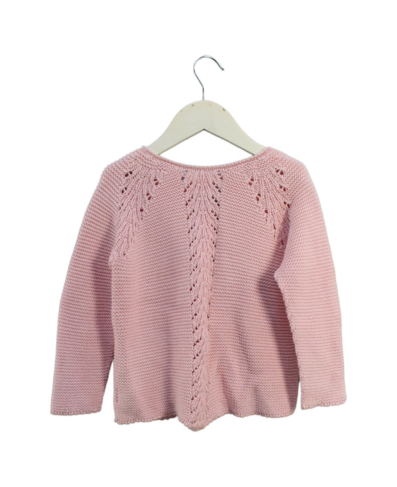 A Pink Cardigans from Nueces in size 4T for girl. (Back View)