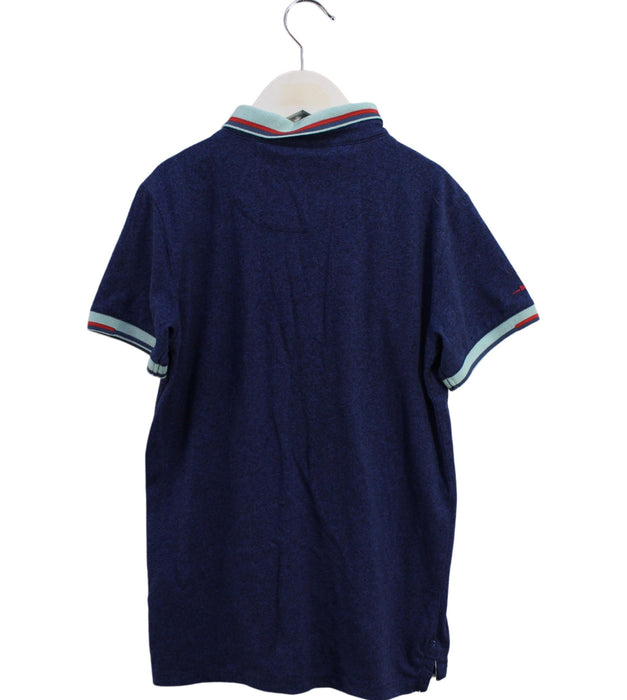 A Navy Short Sleeve Polos from Baker by Ted Baker in size 8Y for boy. (Back View)