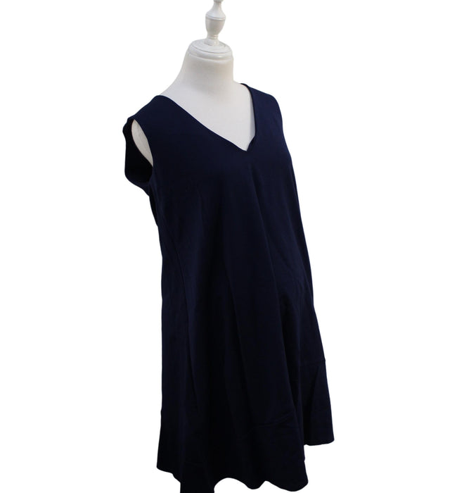 A Navy Sleeveless Dresses from Hatch in size XS for maternity. (Front View)