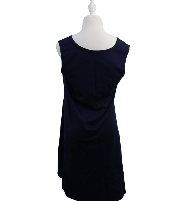 A Navy Sleeveless Dresses from Hatch in size XS for maternity. (Back View)