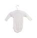 A White Long Sleeve Bodysuits from Bonpoint in size 0-3M for neutral. (Back View)