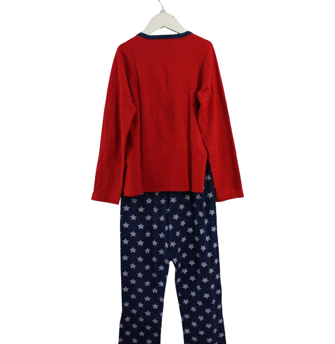 A Red Pyjama Sets from Petit Bateau in size 10Y for boy. (Back View)