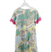 A Multicolour Short Sleeve Dresses from Emilio Pucci in size 10Y for girl. (Back View)