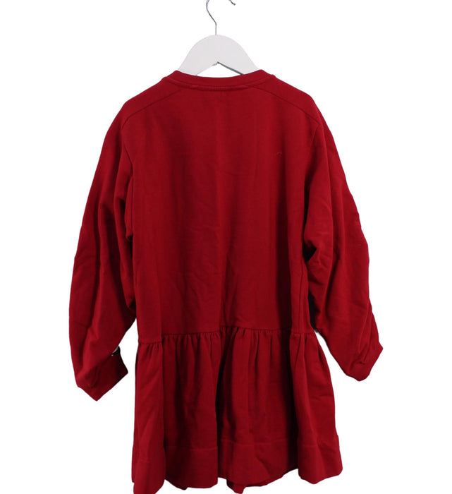 A Red Sweater Dresses from Simonetta in size 8Y for girl. (Back View)