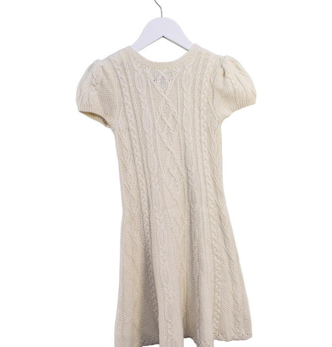 A White Sweater Dresses from Polo Ralph Lauren in size 5T for girl. (Back View)