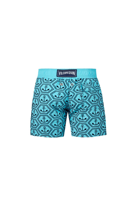 A Blue Swim Shorts from Vilebrequin in size 14Y for boy. (Back View)