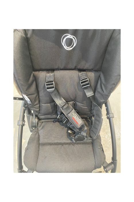 Beige Bugaboo Bee3 Stroller with Rain Cover, Wool Seat Liner + Organiser Bag O/S (<13.6kg) at Retykle