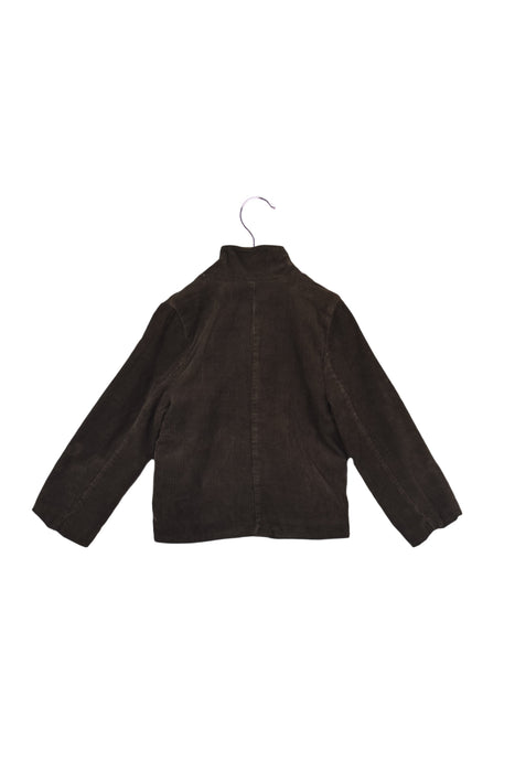 A Brown Lightweight Jackets from IKKS in size 5T for boy. (Back View)