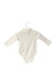 A White Long Sleeve Bodysuits from Jacadi in size 3-6M for girl. (Back View)