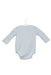 A Blue Long Sleeve Bodysuits from Ralph Lauren in size 0-3M for girl. (Back View)