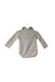 A Grey Long Sleeve Bodysuits from Le Marchand D'Etoiles in size 0-3M for girl. (Back View)